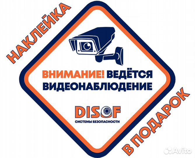 Видеонаблюдение комплект AHD с 4G №351