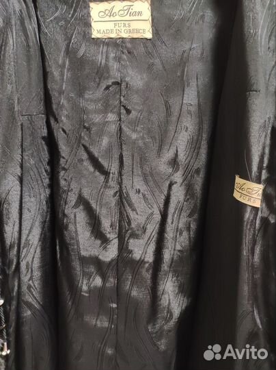 Шуба норковая с капюшоном