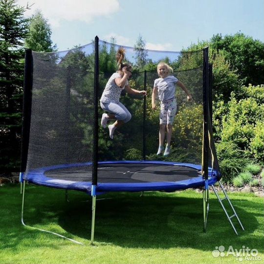 Батут с внешней сеткой 244 см