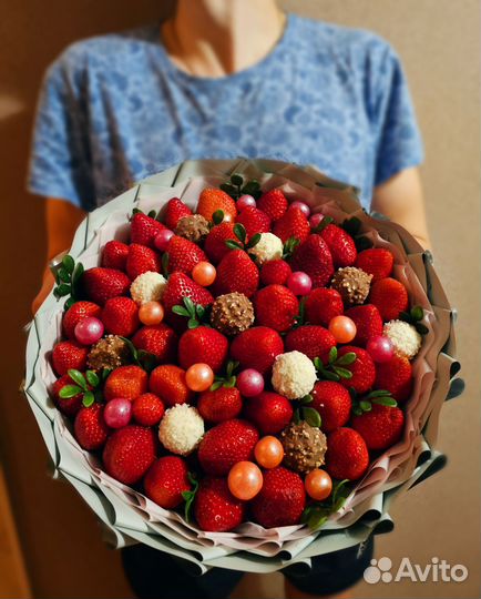 Клубничный букет/клубника в шоколаде/вкусный букет