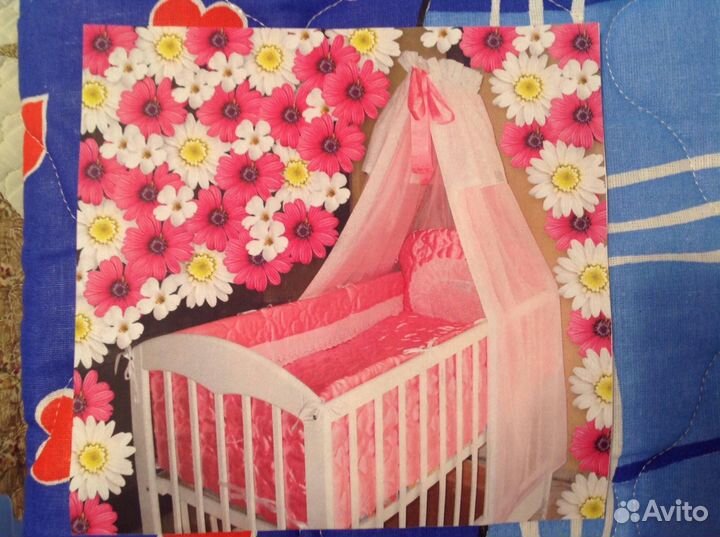 Бортик в детскую кроватку, новый
