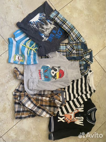 Одежда пакетом на мальчика 92