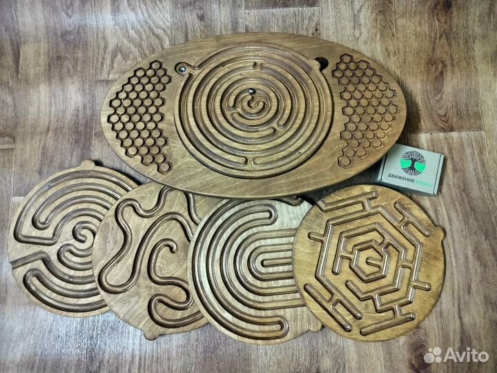 Балансборд с лабиринтом