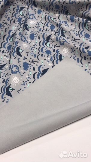 Ткань плащевка на флисе