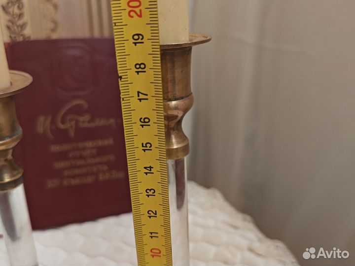 Подсвечник Латунь Сталинский Ампир