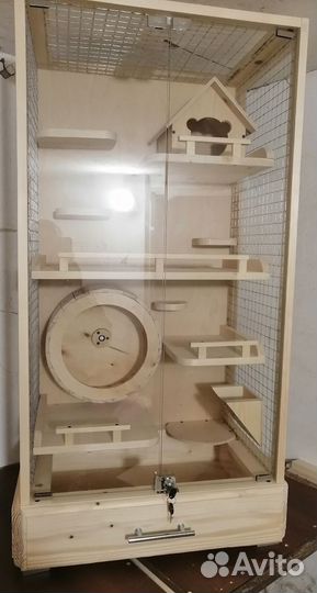 Большая клетка витрина для шиншилл и др грызунов