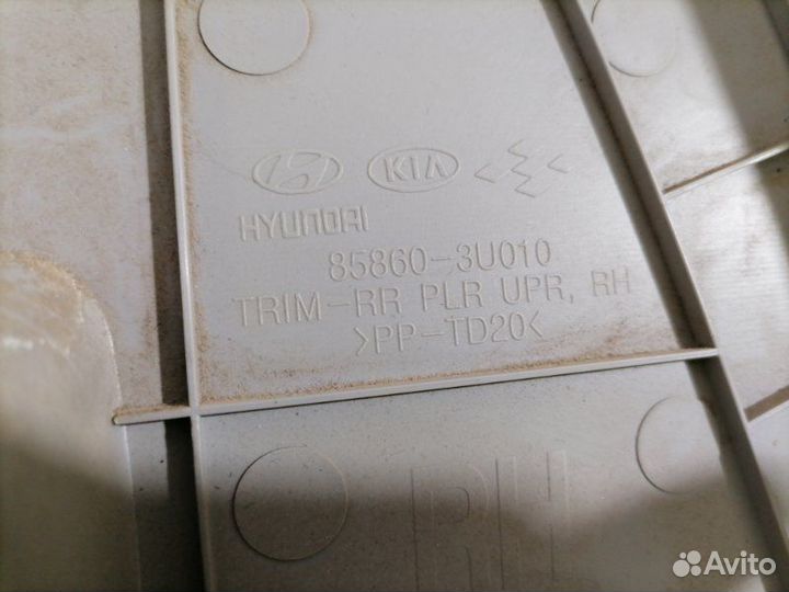 Обшивка стойки Kia Sportage 3 2010-2015 2.0 G4KD