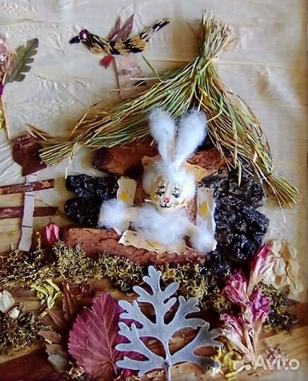 Бесплатно Картинка из природных материалов