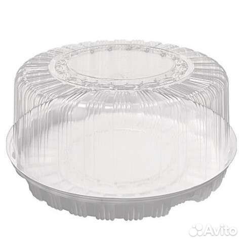 Пластиковая коробка для торта, диаметр разный