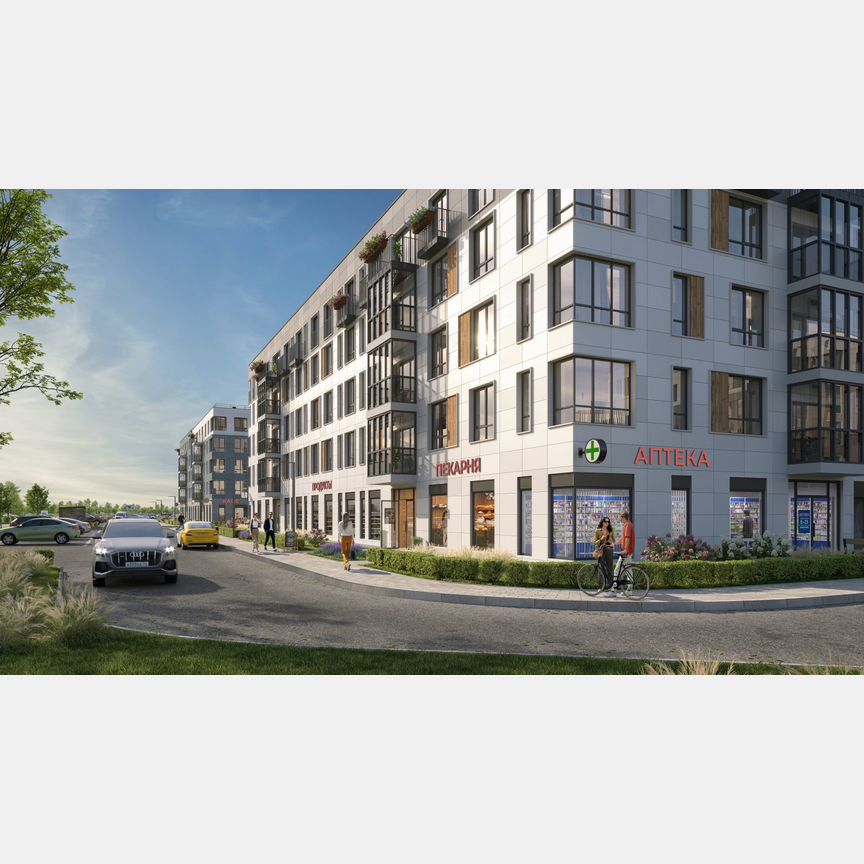 2-к. квартира, 45,5 м², 1/5 эт.