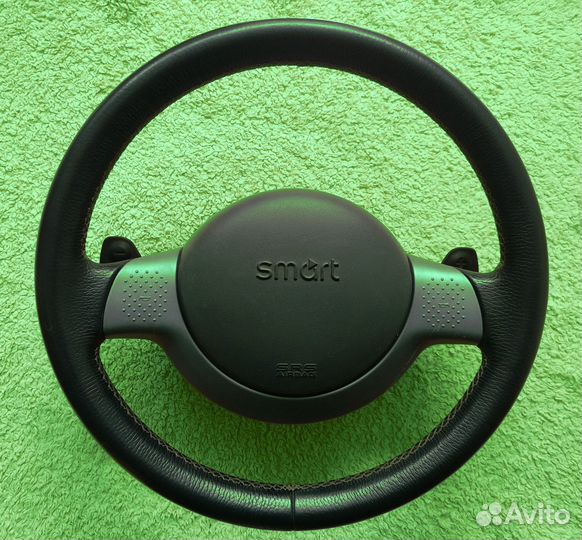 Руль Smart с Лепестками кожаный