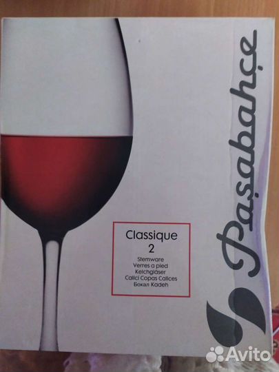 Бокалы для вина новые