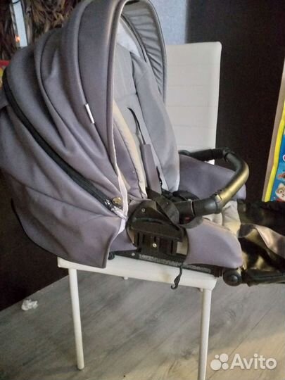 Коляска 2 в 1 эко кожа