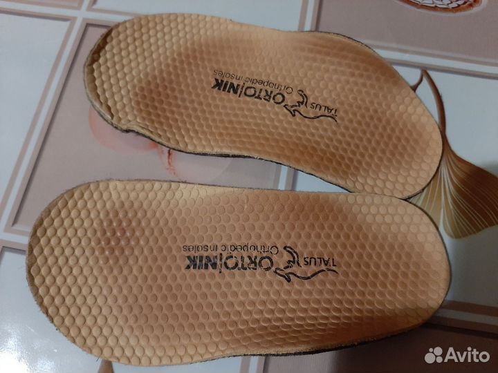 Ортопедические сандалии со стельками 14 см