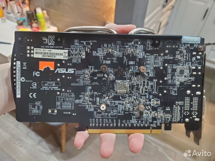 Видеокарта Asus hd 7700 1gb ddr5