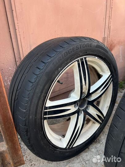 Литье диски r17 5x100 с резиной