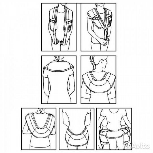 Ударный массажер для шеи и плеч