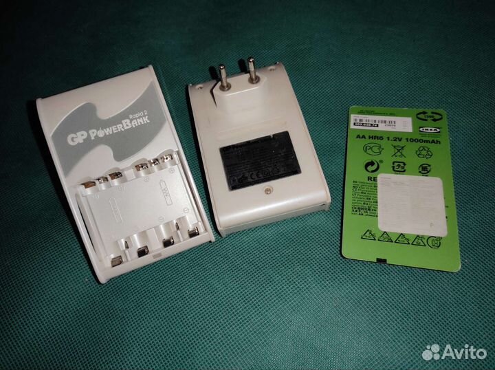 Зарядное устройство Gp, аккумуляторы