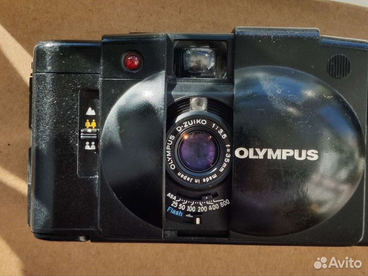 Olympus xa2 + вспышка