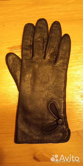Перчатки женские кожаные 7 размер 3 вида