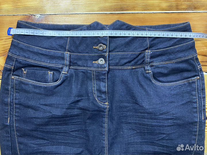 Джинсовая юбка 46 размер