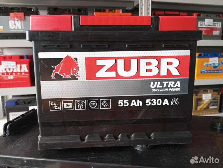 Аккумулятор автомобильный 55ач