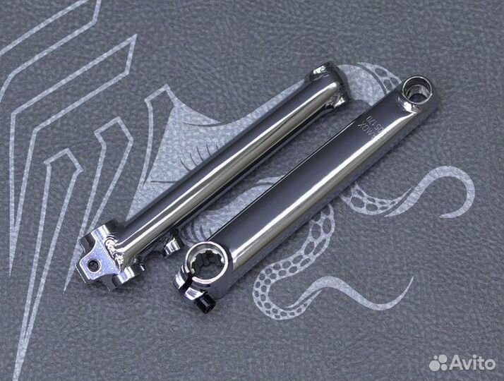 Шатуны для BMX хром/черные