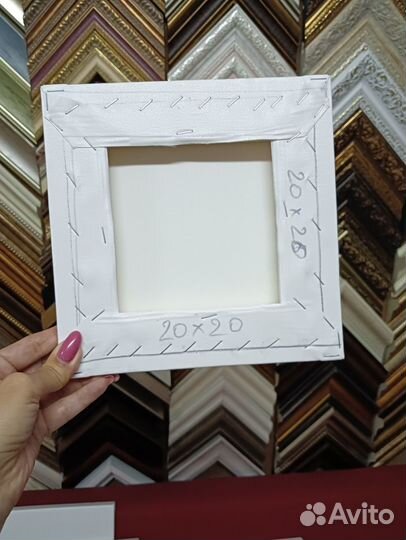 Холст на подрамнике/кусками для художника