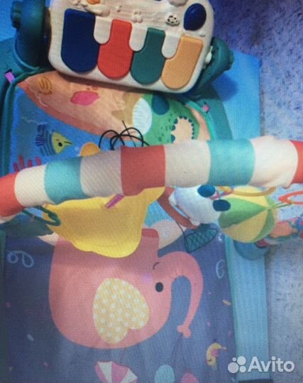 Развивающий коврик с пианино