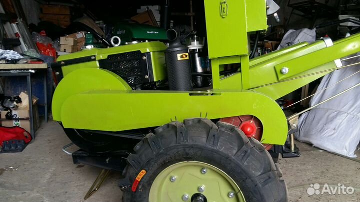 Дизельный мотоблок с водяным охлаждением. 15л.с