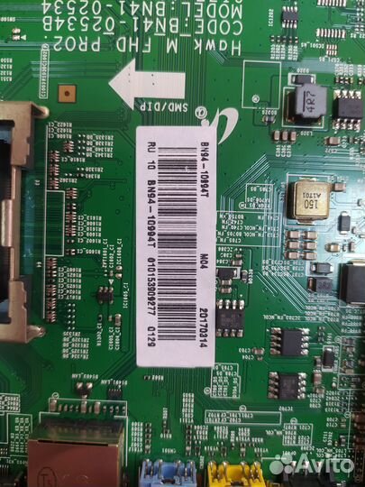 Телевизор samsung по запчастям