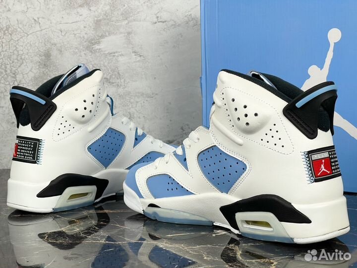 Nike Air Jordan 6 Retro UNC White