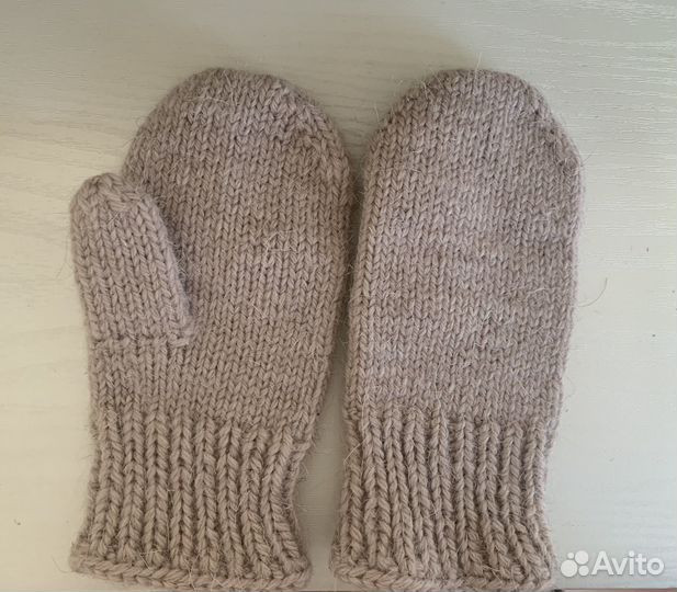 Варежки детские овчина