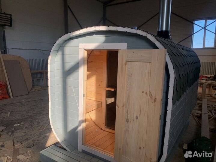 Баня бочка квадро с доставкой