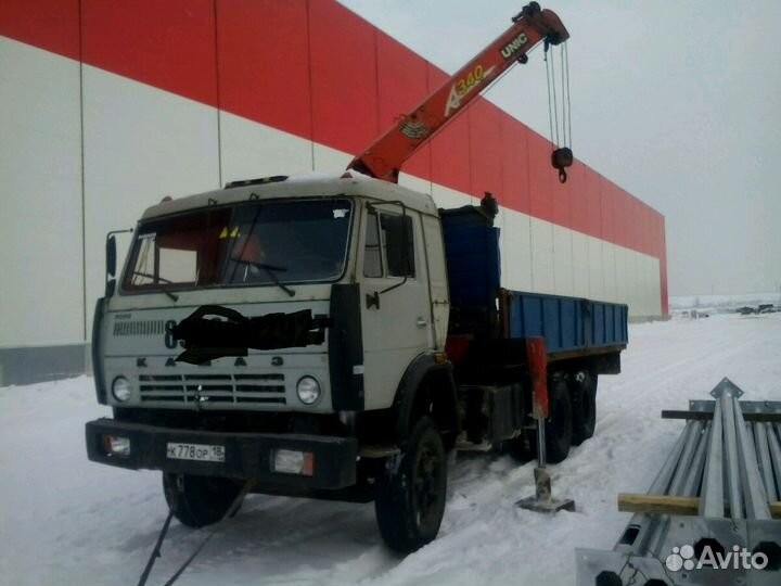 Кран борт камаз