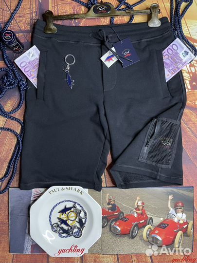 Paul&Shark Шорты 4 Кармана Хлопок Лето24 Фаб-3000