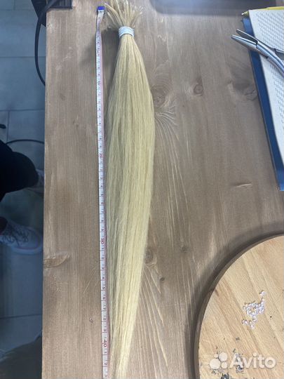 Хвост блонд б/у