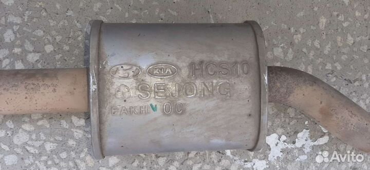 Глушитель средняя часть Kia Rio 4(2019г)