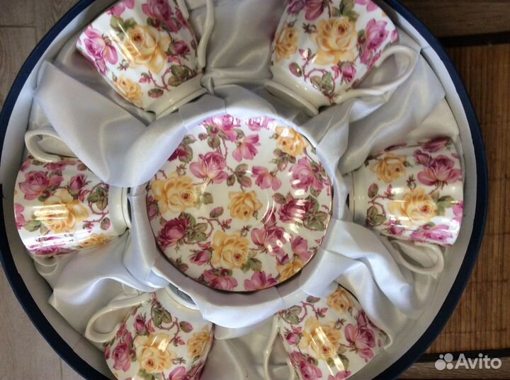 Новый Сервиз чайный на 6 персон китайский Фафор