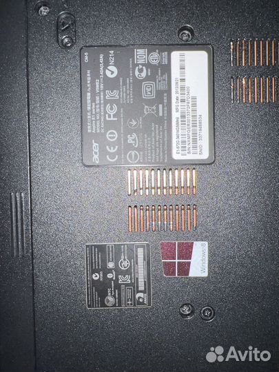 Ноутбук acer на запчасти