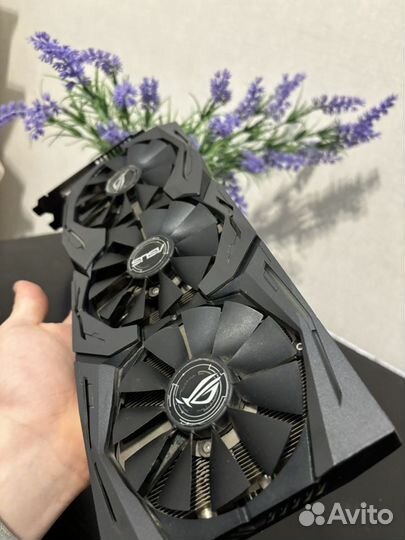 Видеокарта Rx 480 8Gb Asus Rog Strix