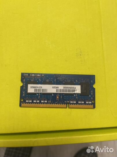 Оперативная память ddr3 для ноутбука 4gb