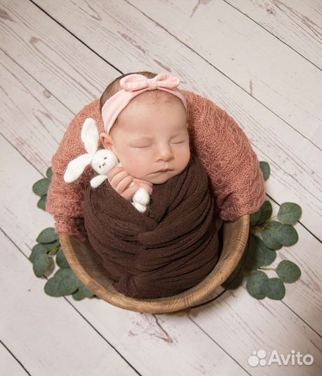 Фотосессия новорожденных в стиле Newborn