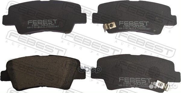 Колодки задние Hyundai tucson 2004- 1201-solr F