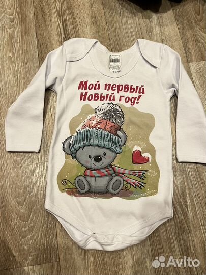 Боди детское новогоднее