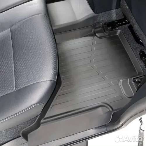 Коврики в салон (резиновые) Toyota Hilux 2015-нв