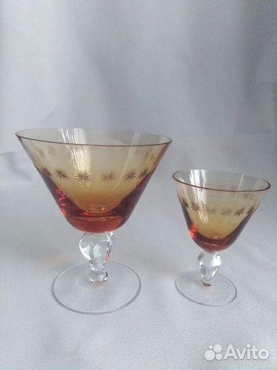 Редкие фужеры и рюмки гхк 