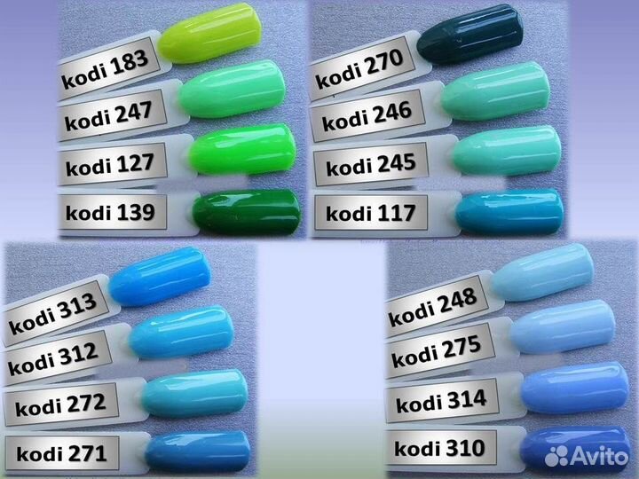 Гель-лаки Коди Kodi Рrofessional Оригинал
