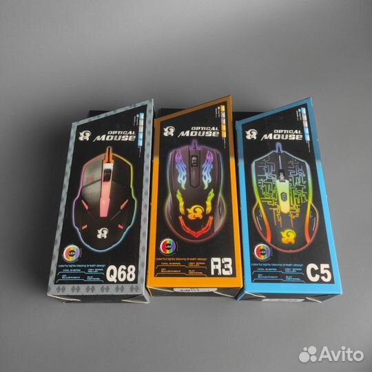 Проводная Игровая мышь с подсветкой