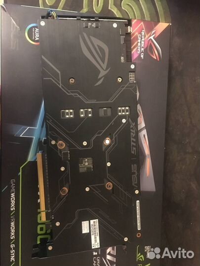 Видеокарта gtx 1060 6gb asus strix